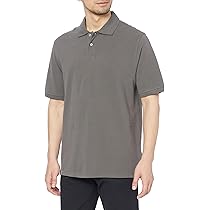 ⭐️ポロシャツ コットンピケ スリムフィット メンズ L 黒✖︎赤 Amazon.co.jp: [Amazon Essentials] ポロシャツ コットンピケ スリム